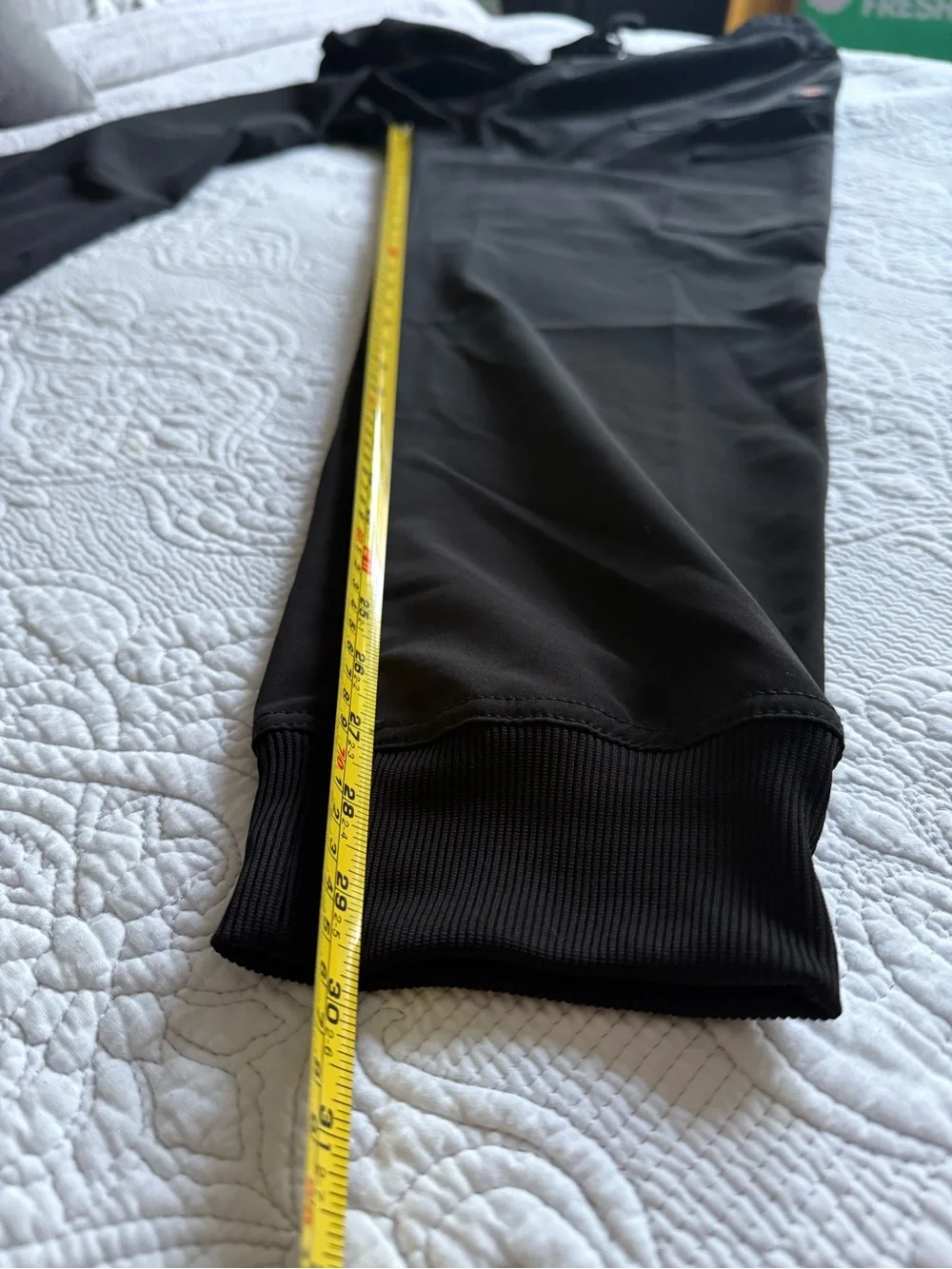 Dickies EDS NXT BLACK Men's Mid Rise Cargo Jogger Scrub Pants Sz Large